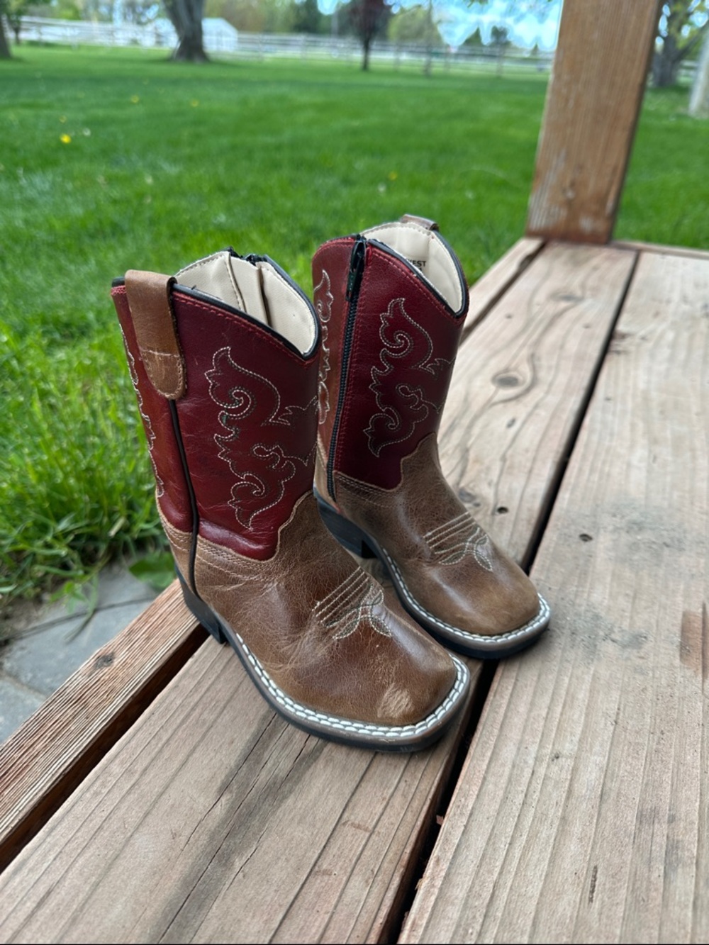 Toddler size 7, Old West Cowboy Boots